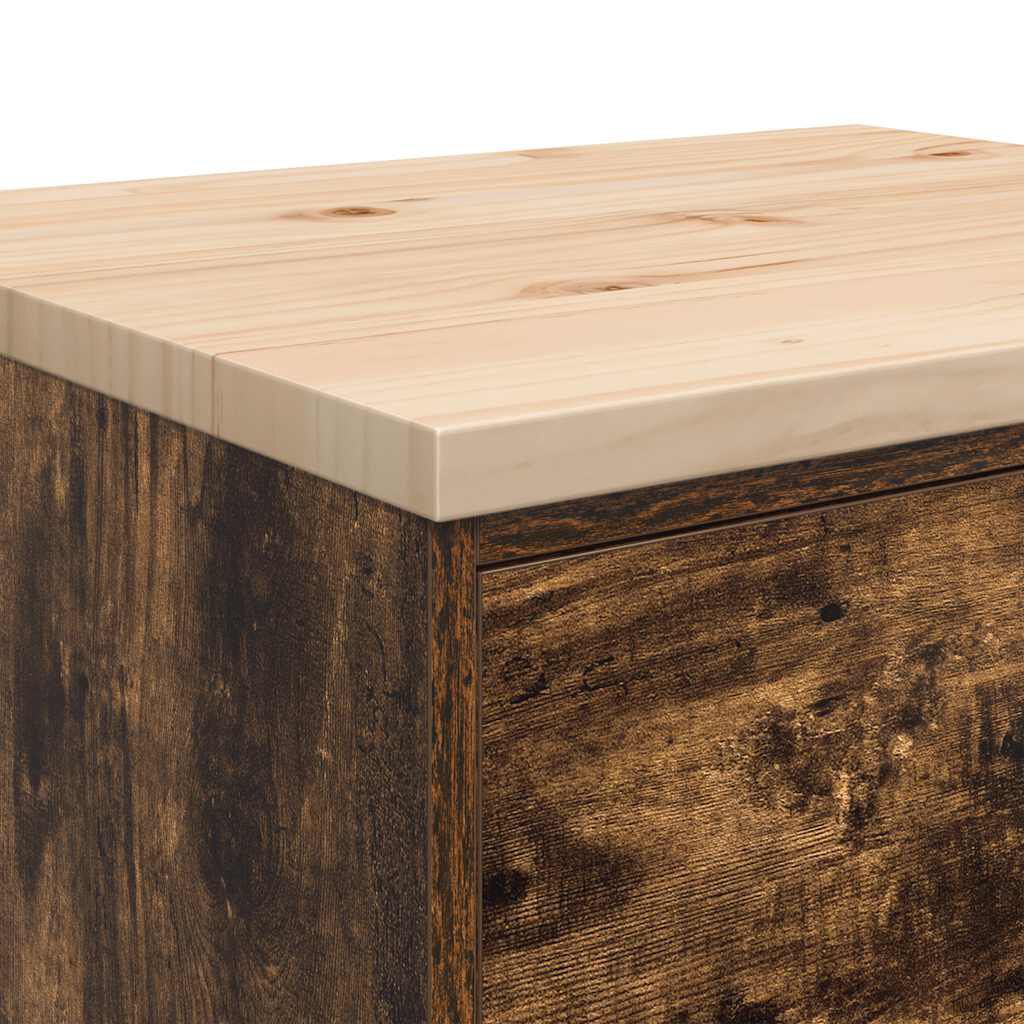 vidaXL ντουλάπι αποθήκευσης γκαράζ 60x51x85 εκ μασίφ ξύλο πεύκο