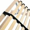 vidaXL Βάση κρεβατιού με λάμες Καφέ 70 x 190 cm Στερεό Ξύλο Μηλιάς