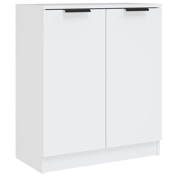 vidaXL Ντουλάπια 2 τεμ. άσπρο 60x30x70 εκ. Επεξεργασμένο Ξύλο