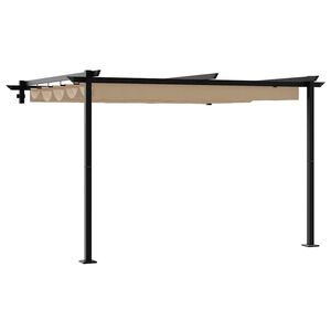 vidaXL &Kappa;&iota;ό&sigma;&kappa;&iota; 300 x 300 x 200 cm Taupe &Pi;&omicron;&lambda;&upsilon;&epsilon;&sigma;&tau;έ&rho;&alpha;&sigmaf;