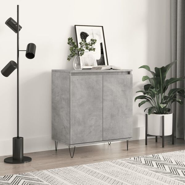 vidaXL Ντουλάπι Γκρι Σκυροδέματος 60x35x70 εκ. Επεξεργασμένο Ξύλο