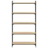 vidaXL Βιβλιοθήκη 5 Επιπέδων Sonoma Δρυς 80x30x154 εκ. Επεξεργ. Ξύλο