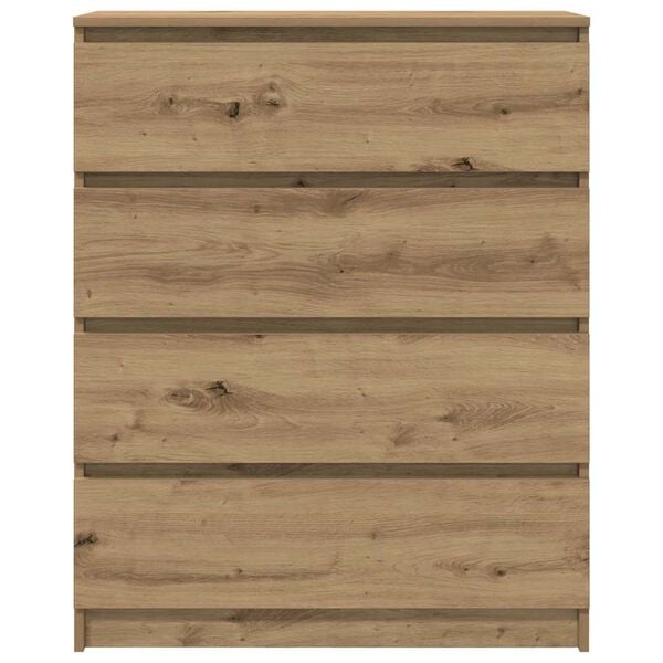 vidaXL Sideboard Artisan Oak 80x35x99 cm Κατασκευασμένο ξύλο
