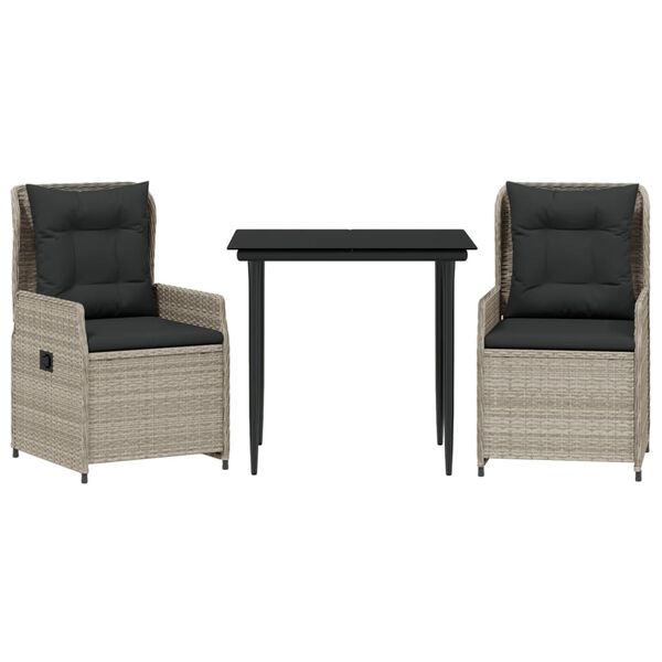 vidaXL &Sigma;&epsilon;&tau; &Tau;&rho;&alpha;&pi;&epsilon;&zeta;&alpha;&rho;ί&alpha;&sigmaf; &Kappa;ή&pi;&omicron;&upsilon; 3 &tau;&epsilon;&mu;. &Alpha;&nu;. &Gamma;&kappa;&rho;&iota; &Sigma;&upsilon;&nu;&theta;. &Rho;&alpha;&tau;ά&nu; &mu;&epsilon; &Mu;&alpha;&xi;&iota;&lambda;ά&rho;&iota;&alpha;