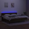 vidaXL &Kappa;&rho;&epsilon;&beta;ά&tau;&iota; Boxspring &mu;&epsilon; &Sigma;&tau;&rho;ώ&mu;&alpha; & LED &Sigma;&kappa;.&Kappa;&alpha;&phi;έ 200x200 &epsilon;&kappa; &Upsilon;&phi;&alpha;&sigma;&mu;ά&tau;&iota;&nu;&omicron;
