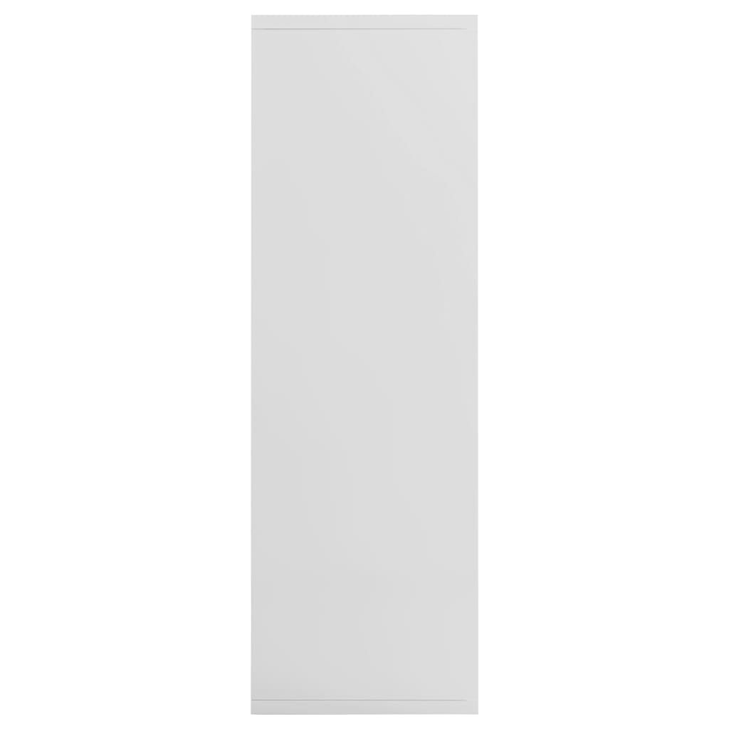 vidaXL Ραφιέρα / Βιβλιοθήκη Γυαλιστερό Λευκό 50x25x80 εκ. Επεξ. Ξύλο