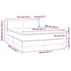 vidaXL &Kappa;&rho;&epsilon;&beta;ά&tau;&iota; Boxspring &mu;&epsilon; &Sigma;&tau;&rho;ώ&mu;&alpha; &Alpha;&nu;&omicron;&iota;&chi;&tau;ό &Gamma;&kappa;&rho;&iota; 140x200 &epsilon;&kappa;. &Upsilon;&phi;&alpha;&sigma;&mu;ά&tau;&iota;&nu;&omicron;