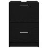 vidaXL Ντουλάπι Νεροχύτη Μαύρη Οξυά 40 x 37 x 59 cm Επεξεργασμένο ξύλο