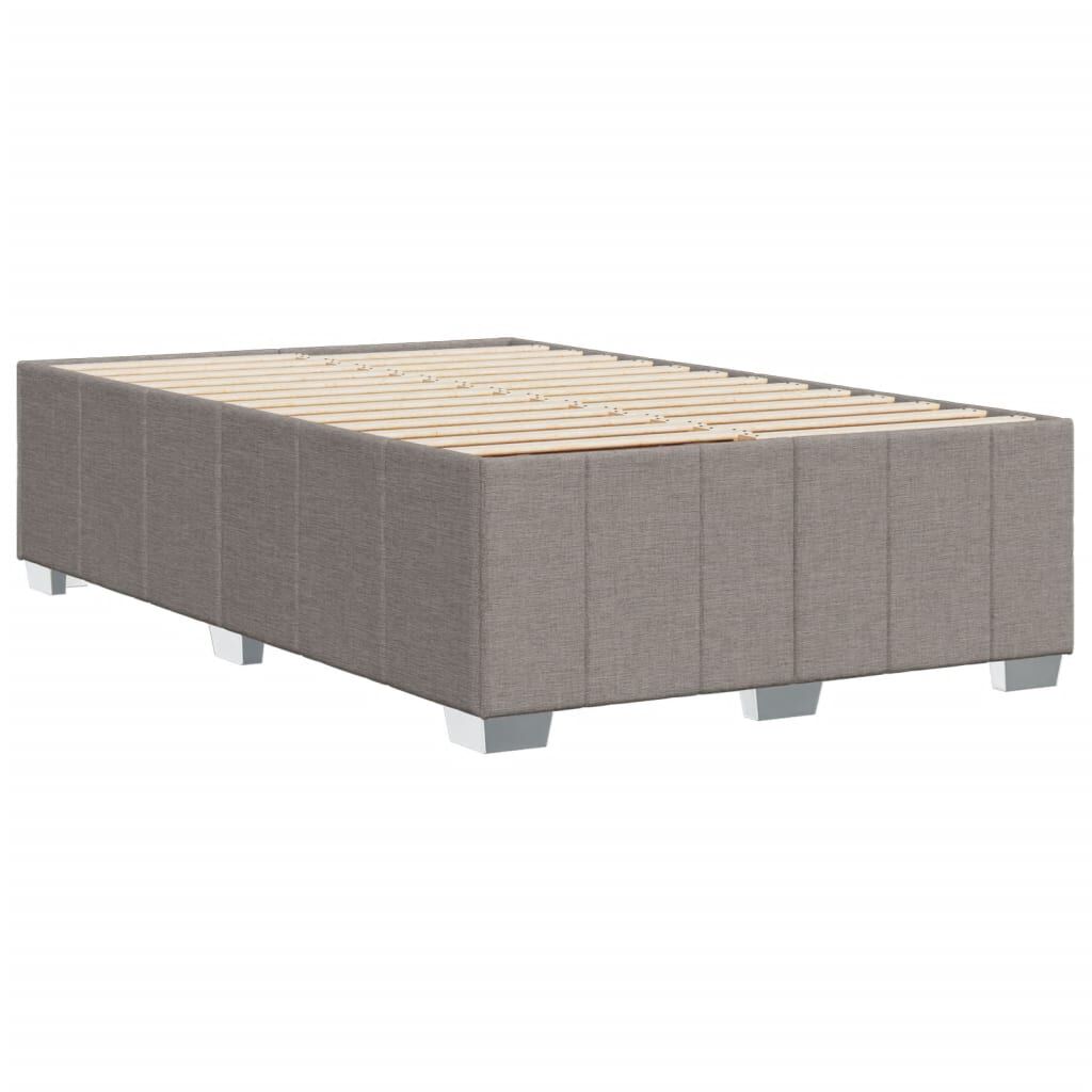 vidaXL Πλαίσιο Κρεβατιού χωρίς στρώμα Taupe 120x190 εκ. Υφασμάτινο