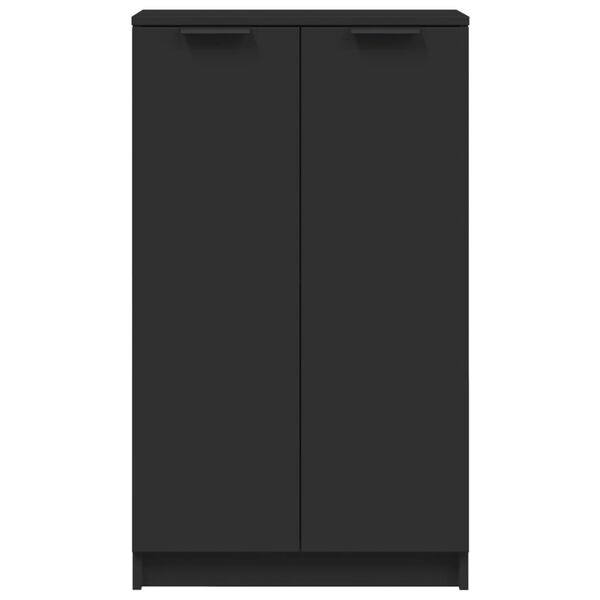 vidaXL Παπουτσοθήκη Μαύρη 59 x 35 x 100 εκ. από Επεξεργασμένο Ξύλο