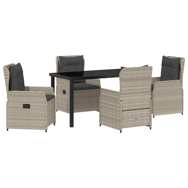 vidaXL &Sigma;έ&tau; &phi;&alpha;&gamma;&eta;&tau;&omicron;ύ &gamma;&iota;&alpha; &kappa;ή&pi;&omicron; 5 pcs &Alpha;&nu;&omicron;&iota;&chi;&tau;ό &gamma;&kappa;&rho;&iota; &sigma;&upsilon;&nu;&theta;&epsilon;&tau;&iota;&kappa;ό &rho;&alpha;&tau;ά&nu;