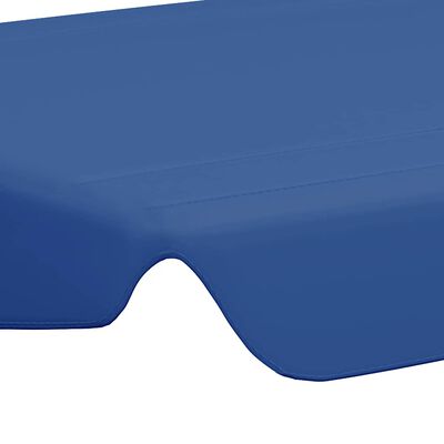 vidaXL Πανί Ανταλλακτικό για Κούνια Κήπου Μπλε 188/168 x 145/110 εκ.