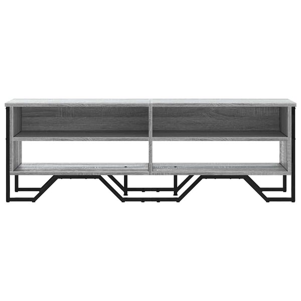 vidaXL Έπιπλο Τηλεόρασης Γκρι Sonoma 122x34x41 εκ. από Επεξεργ. Ξύλο