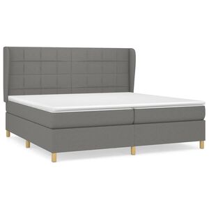 vidaXL &Kappa;&rho;&epsilon;&beta;ά&tau;&iota; Boxspring &mu;&epsilon; &Sigma;&tau;&rho;ώ&mu;&alpha; &Sigma;&kappa;&omicron;ύ&rho;&omicron; &Gamma;&kappa;&rho;&iota; 200x200 &epsilon;&kappa;. &Upsilon;&phi;&alpha;&sigma;&mu;ά&tau;&iota;&nu;&omicron;