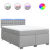 vidaXL &Kappa;&rho;&epsilon;&beta;ά&tau;&iota; Boxspring &mu;&epsilon; &Sigma;&tau;&rho;ώ&mu;&alpha; &Alpha;&nu;&omicron;&iota;&chi;&tau;ό &Gamma;&kappa;&rho;&iota; 140x200 &epsilon;&kappa;. &Upsilon;&phi;&alpha;&sigma;&mu;ά&tau;&iota;&nu;&omicron;
