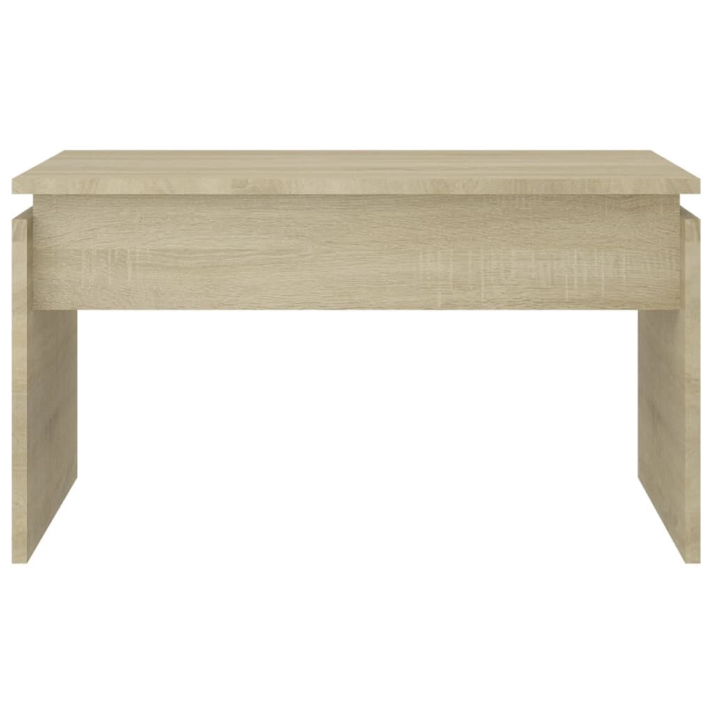 vidaXL Τραπεζάκι Σαλονιού Sonoma Δρυς 68 x 50 x 38 εκ. από Επεξ. Ξύλο