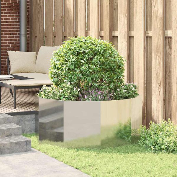 vidaXL &Gamma;&lambda;ά&sigma;&tau;&rho;&alpha; &Alpha;&sigma;&eta;&mu;ί 120 x 120 x 50 &epsilon;&kappa; &Epsilon;&pi;&iota;&kappa;&alpha;&lambda;&upsilon;&mu;&mu;έ&nu;&omicron;&sigmaf; &Chi;ά&lambda;&upsilon;&beta;&alpha;&sigmaf;