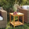 vidaXL &Tau;&rho;&alpha;&pi;&epsilon;&zeta;ά&kappa;&iota; &Beta;&omicron;&eta;&theta;&eta;&tau;&iota;&kappa;ό 45 x 45 x 45 &epsilon;&kappa;. &alpha;&pi;ό &Mu;&alpha;&sigma;ί&phi; &Xi;ύ&lambda;&omicron; &Alpha;&kappa;&alpha;&kappa;ί&alpha;&sigmaf;