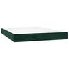 vidaXL &Kappa;&rho;&epsilon;&beta;ά&tau;&iota; Boxspring &mu;&epsilon; &Sigma;&tau;&rho;ώ&mu;&alpha; &Sigma;&kappa;&omicron;ύ&rho;&omicron; &Pi;&rho;ά&sigma;&iota;&nu;&omicron; 140x190&epsilon;&kappa;. &Beta;&epsilon;&lambda;&omicron;ύ&delta;&iota;&nu;&omicron;