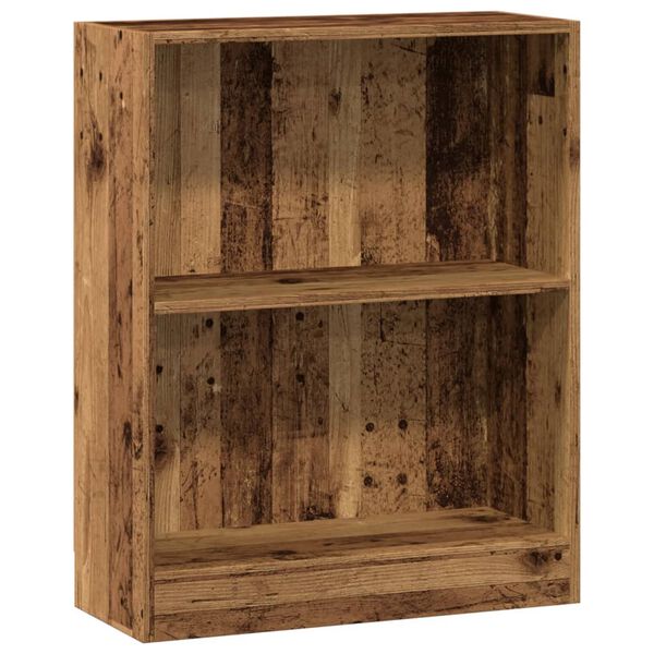 vidaXL Βιβλιοθήκη Όψη Παλαιού Ξύλου 60x24x76 εκ. Επεξεργασμένο Ξύλο