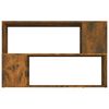 vidaXL Βιβλιοθήκη Καπνιστή Δρυς 100x24x63 εκ. από Επεξεργασμένο Ξύλο
