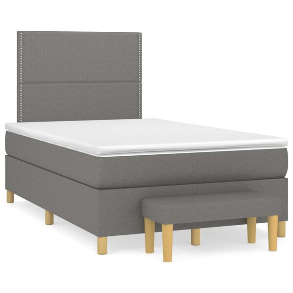 vidaXL &Kappa;&rho;&epsilon;&beta;ά&tau;&iota; Boxspring &mu;&epsilon; &Sigma;&tau;&rho;ώ&mu;&alpha; &Sigma;&kappa;&omicron;ύ&rho;&omicron; &Gamma;&kappa;&rho;&iota; 120x190 &epsilon;&kappa; &Upsilon;&phi;&alpha;&sigma;&mu;ά&tau;&iota;&nu;&omicron;
