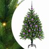 vidaXL &Chi;&rho;&iota;&sigma;&tau;&omicron;&upsilon;&gamma;&epsilon;&nu;&nu;&iota;ά&tau;&iota;&kappa;&omicron; &Delta;έ&nu;&tau;&rho;&omicron; &mu;&epsilon; 150 LED &mu;&epsilon; &beta;ά&sigma;&eta; &Pi;&rho;ά&sigma;&iota;&nu;&omicron; 120 cm PE