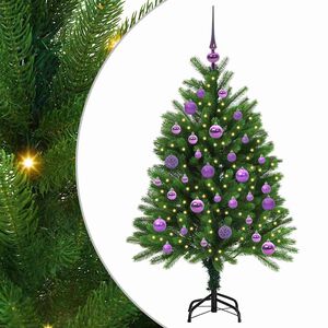 vidaXL &Chi;&rho;&iota;&sigma;&tau;&omicron;&upsilon;&gamma;&epsilon;&nu;&nu;&iota;ά&tau;&iota;&kappa;&omicron; &Delta;έ&nu;&tau;&rho;&omicron; &mu;&epsilon; 150 LED &mu;&epsilon; &beta;ά&sigma;&eta; &Pi;&rho;ά&sigma;&iota;&nu;&omicron; 120 cm PE