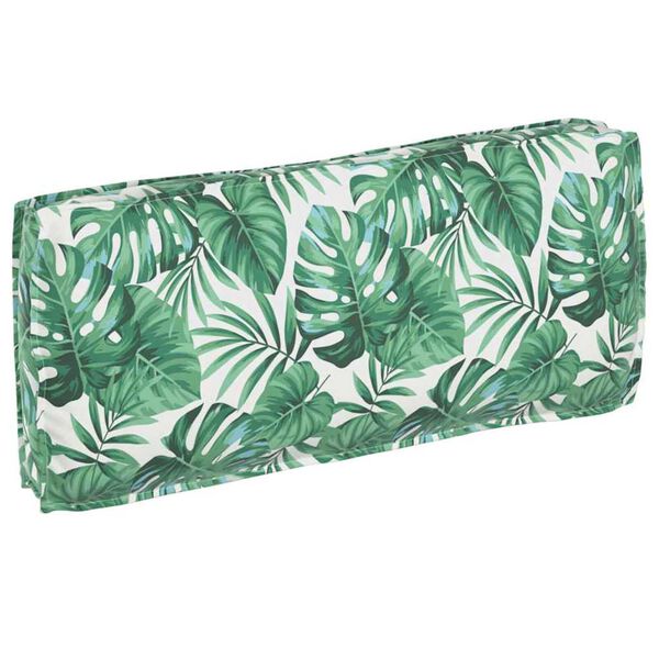 vidaXL Μαξιλάρι παλέτας για κάθισμα / πλάτη Floral Μοτίβο φύλλων