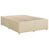 vidaXL &Kappa;&rho;&epsilon;&beta;ά&tau;&iota; Boxspring &mu;&epsilon; &Sigma;&tau;&rho;ώ&mu;&alpha; &Kappa;&rho;&epsilon;&mu; 140x190 &epsilon;&kappa;. &Upsilon;&phi;&alpha;&sigma;&mu;ά&tau;&iota;&nu;&omicron;