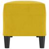vidaXL Πάγκος Κίτρινο 100x35x41 εκ. Βελούδινος