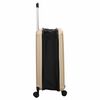 vidaXL Βαλίτσα με κλειδαριά Μπρονζέ 34 x 23 x 55.5 εκ. ΑΒΣ Πλαστικό
