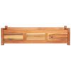 vidaXL Ζαρντινιέρες Υπερυψωμένες 2 τεμ. 100x30x25 εκ. από Ξύλο Ακακίας