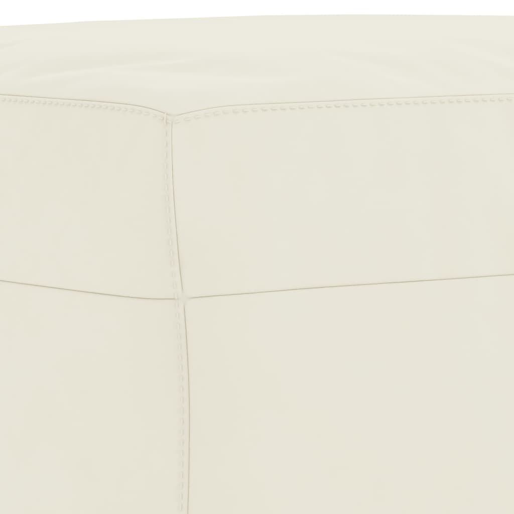 vidaXL Υποπόδιο Κρεμ 60x50x41 εκ. Βελούδινο