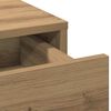 vidaXL Σετ Τραπεζιού Μακιγιάζ 3 pcs artisan δρυς 50 x 41 x 135 εκ