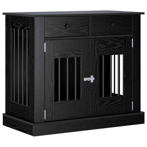 vidaXL Έ&pi;&iota;&pi;&lambda;&omicron; &gamma;&iota;&alpha; &kappa;&lambda;&omicron;&upsilon;&beta;ί &sigma;&kappa;ύ&lambda;&omicron;&upsilon; &Mu;&alpha;ύ&rho;&eta; &Delta;&rho;&upsilon;&sigmaf; 90 x 47,5 x 80 &epsilon;&kappa;