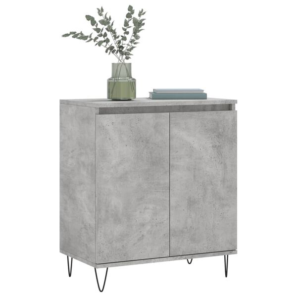 vidaXL Ντουλάπι Γκρι Σκυροδέματος 60x35x70 εκ. Επεξεργασμένο Ξύλο