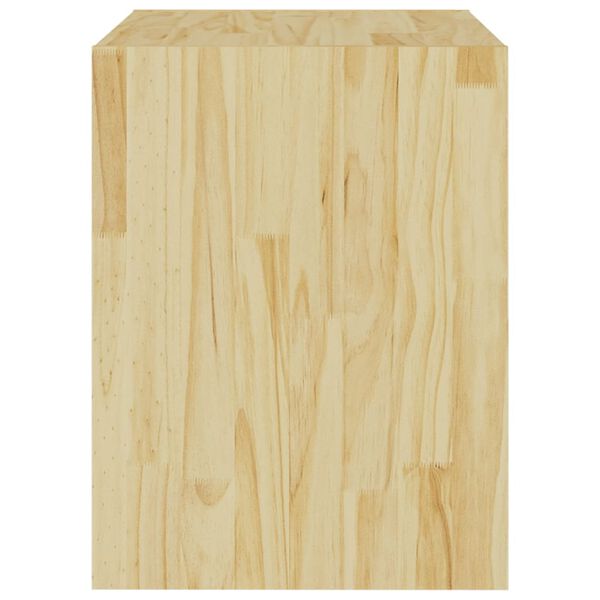 vidaXL Κομοδίνο 40 x 30,5 x 40 εκ. από Μασίφ Ξύλο Πεύκου