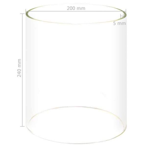 vidaXL Γυάλα για Μηχανή Hot Dog 200 x 240 χιλ. από Γυαλί