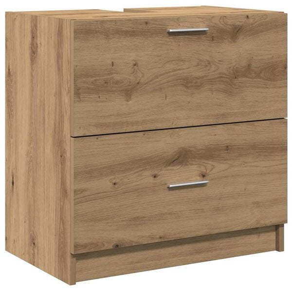 vidaXL Ντουλάπι Νεροχύτη με συρτάρι Artisan Oak 59 x 37 x 59 cm