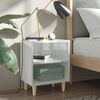 vidaXL &Kappa;&omicron;&mu;&omicron;&delta;ί&nu;&alpha; 2 &tau;&epsilon;&mu;. &Gamma;&upsilon;&alpha;&lambda;&iota;&sigma;&tau;. &Lambda;&epsilon;&upsilon;&kappa;ό 40x30x50 &epsilon;&kappa;. &Mu;&alpha;&sigma;ί&phi; &Xi;ύ&lambda;&iota;&nu;&alpha; &Pi;ό&delta;&iota;&alpha;