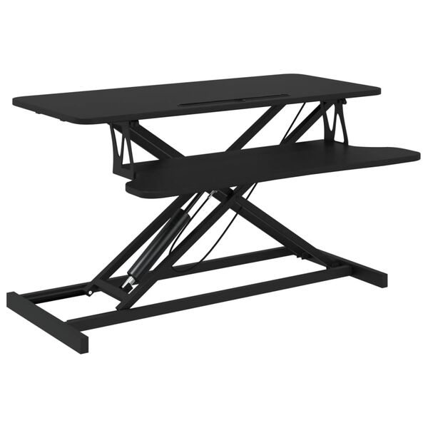vidaXL Σταθμός Εργασίας Ρυθμιζόμενος 90x40x(13-50) εκ. Ατσάλι&Επ. Ξύλο
