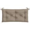 vidaXL Μαξιλάρι Πάγκου Κήπου Taupe 100x50x7 εκ. Ύφασμα Oxford