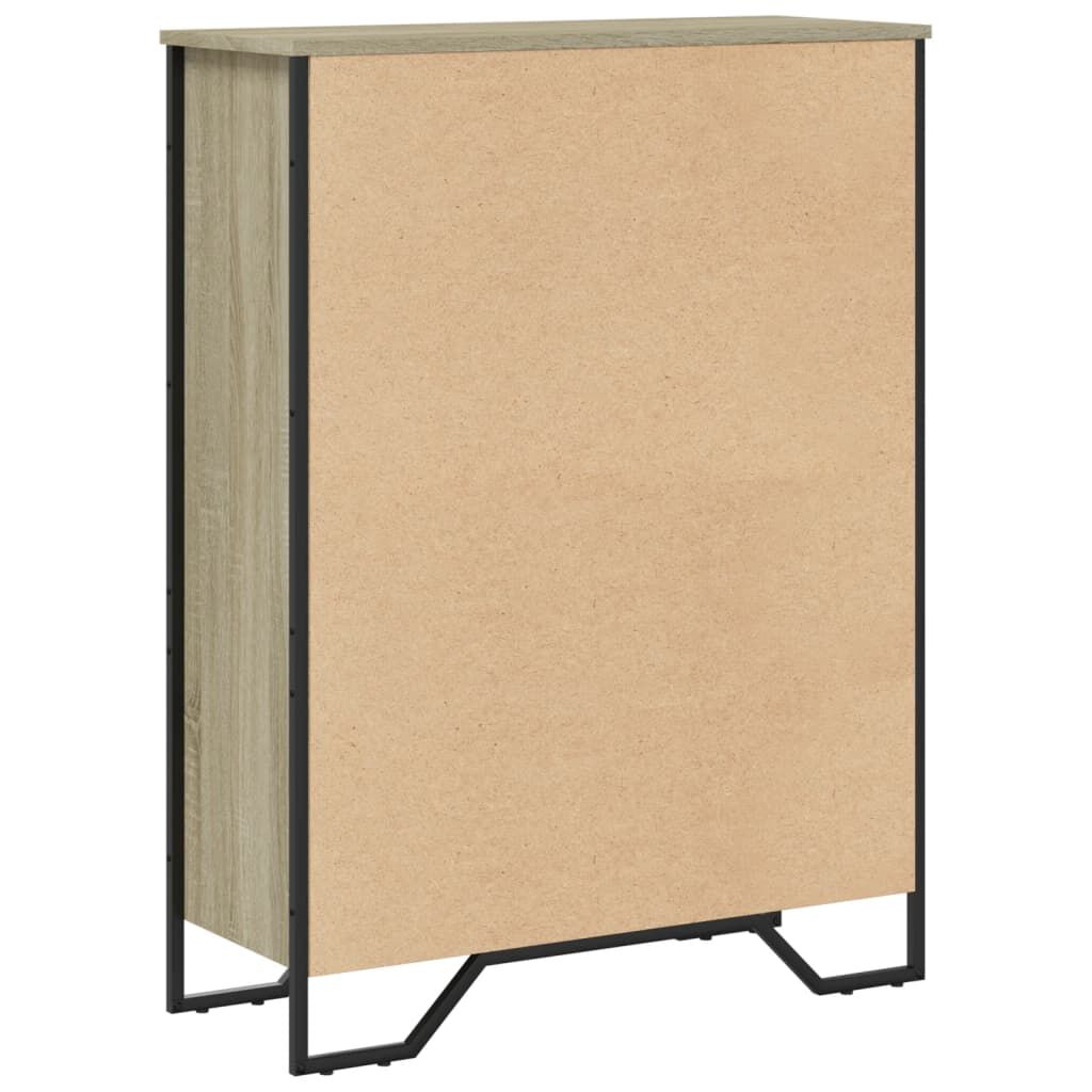 vidaXL Βιβλιοθήκη Sonoma Δρυς 80x31x106 εκ. από Επεξεργασμένο Ξύλο
