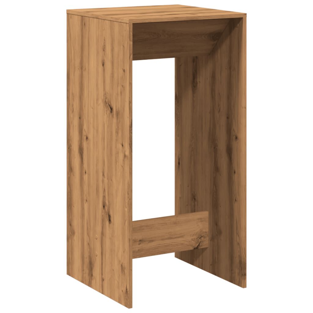 vidaXL Τραπέζι Μπαρ Αρτισιανή Δρυς 51x50x103,5 εκ. Επεξ. Ξύλο
