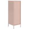 vidaXL Ντουλάπι Ροζ 35x39x103,5 εκ. από Χάλυβα