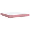 vidaXL &Kappa;&rho;&epsilon;&beta;ά&tau;&iota; Boxspring &mu;&epsilon; &Sigma;&tau;&rho;ώ&mu;&alpha; &Rho;&omicron;&zeta; 180x200 &epsilon;&kappa;. &Beta;&epsilon;&lambda;&omicron;ύ&delta;&iota;&nu;&omicron;