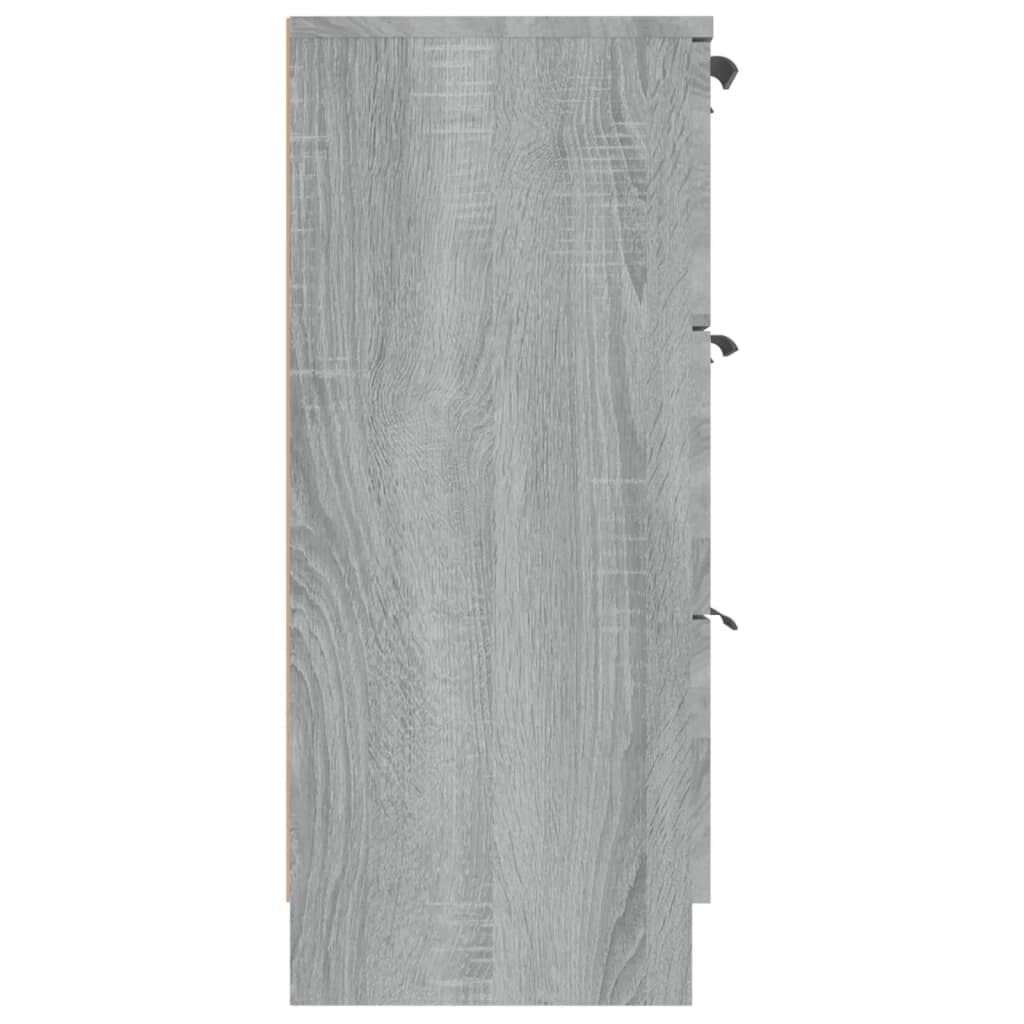 vidaXL Ντουλάπι Γκρι Sonoma 60 x 30 x 70 εκ. από Επεξεργασμένο Ξύλο