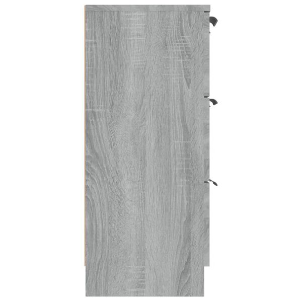 vidaXL Ντουλάπι Γκρι Sonoma 60 x 30 x 70 εκ. από Επεξεργασμένο Ξύλο