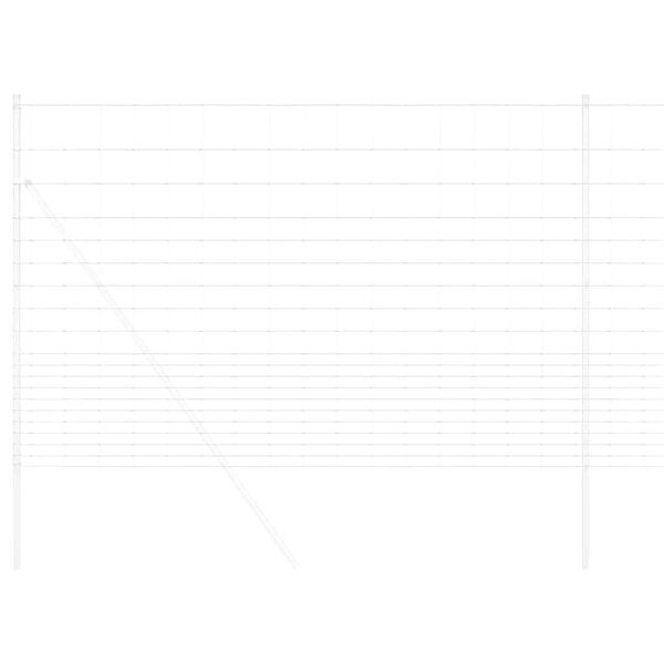 vidaXL Περίφραξη αγρού Γκρι 1.6 x 10 m Ατσάλι